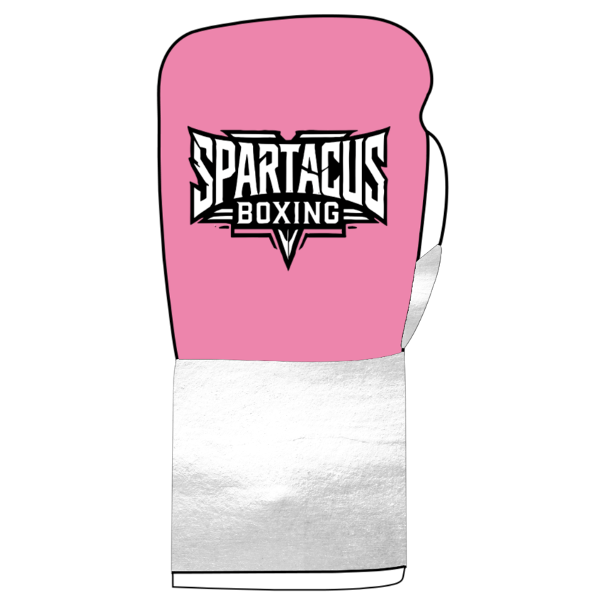 Pink & Silver Custom Gloves